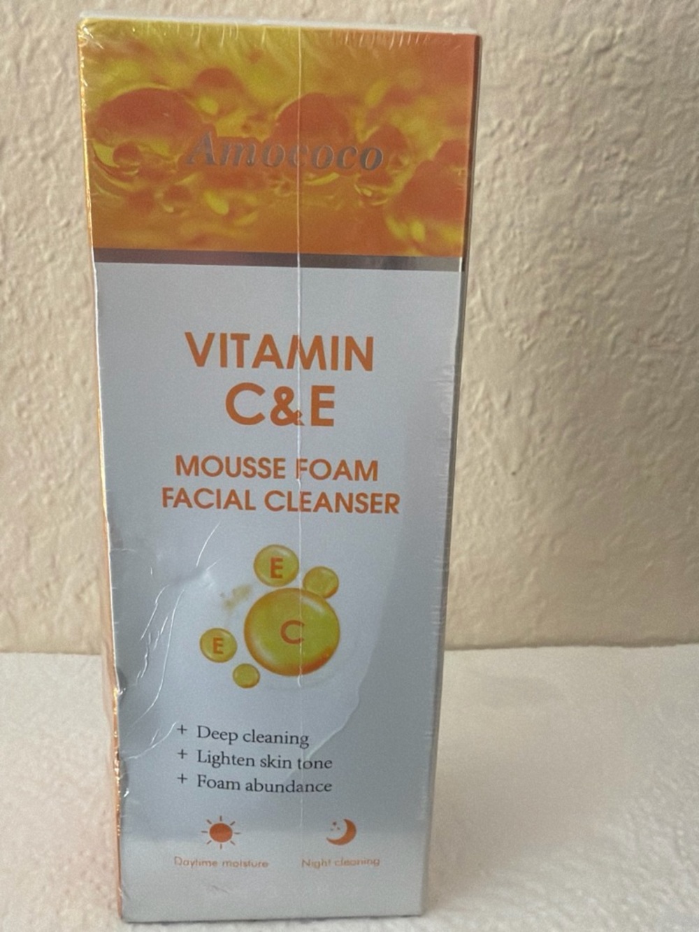 Vitamin C & E Orange Mousse Foam Facial Cleanser